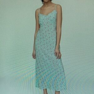 GAP Light Green Floral Dress